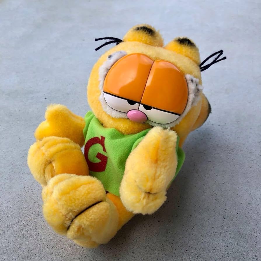 Amazon.co.jp: レトロ ガーフィールド GARFIELD ぬいぐるみ 04